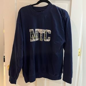 Navy crewneck